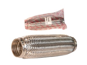 Гофра глушителя 50x250 в 3-ой оплетке interlock нержавеющая сталь GARDE G50250 GARDE