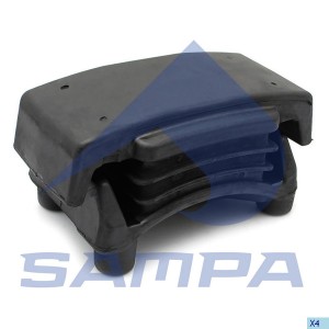 Подушка MAN TGA рессоры правая (263.9х147.2х124мм) SAMPA 020186 SAMPA