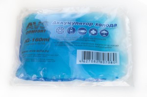 Аккумулятор холода 160г гелевый (мягкий) AVS 80708 AVS