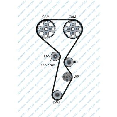 MAZDA 626 III 2.0 16V  87-92 94397 DAYCO