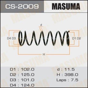 пружина задняя!\ Nissan WingRoad 99-06 CS-2009 MASUMA