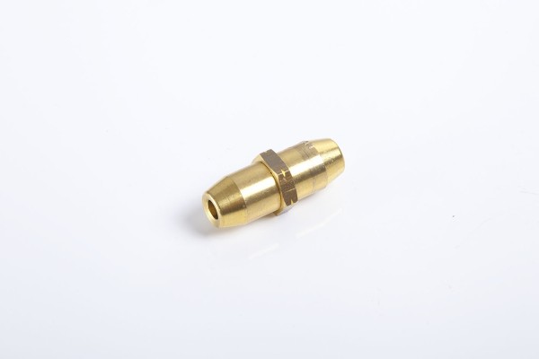 соединитель прямой трубок D6x1-D6x1 !(латунь) неразъемн. R \ 07666000A PETERS ENNEPETAL