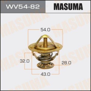 термостат!\ Nissan Patrol/Terrano 2.7TD-3.3TD <96 WV54-82 MASUMA