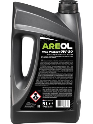 AREOL Max Protect 0W30 (5L) масло моторное! синтACEA A3/B4, API SN/CF, MB 229.3/ 0W30AR059 AREOL