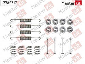 р/к установочный тормозных колодок!\ KIA Sorento I 02-11 77AP317 MASTER KIT