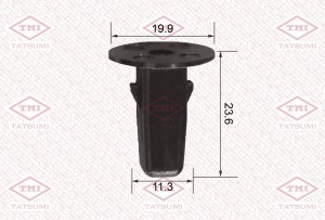 Клипса автомобильная [упаковка 10 штук] TOYOTA TJB1107 TJB1107 TATSUMI