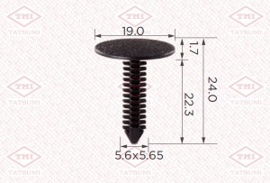 Клипса автомобильная [упаковка 10 штук] TJB1590 TJB1590 TATSUMI