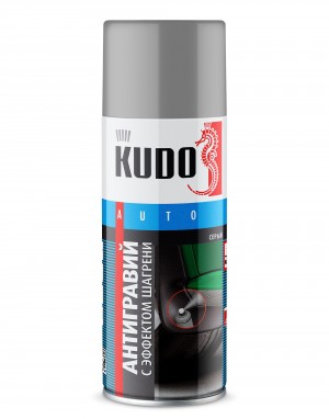 Антигравий KUDO 520 мл серый аэрозоль с эффектом шагрени KU-5224 KUDO