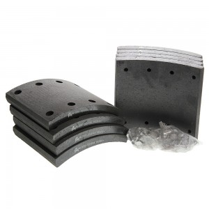 Накладка тормозной колодки SAF 1-й ремонт (420х178мм,8 отверстий) (комплект на о 350-33-044 MEGA POWER