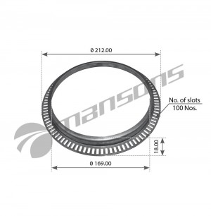 Кольцо АБС DAF XF95,XF105,CF65,CF85 (168x212x18) MANSONS 200.030 MANSONS