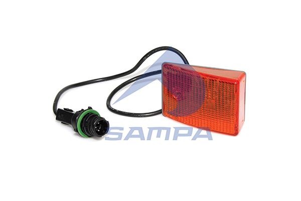 Повторитель поворота MERCEDES Actros левый (в бампер) с проводом SAMPA 201094 SAMPA