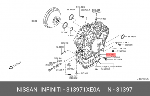 TEANA J31 (2006-2008) 31397-1XE0A NISSAN