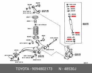 TOYOTA LAND CRUISER (200) (2008>) 90948-02173 TOYOTA