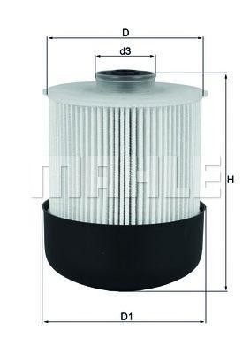 Фильтр топливный KX338/26D MAHLE KNECHT