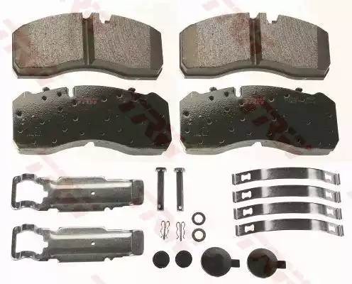 GDB5072 колодки дисковые !29094 с р/к, 210.5x92.7x29.8\BPW, MAN, MB, SAF GDB5072 TRW