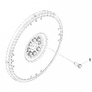 Болт крепления маховика дв. Cummins 2,8 (Haffen) 0692 HAFFEN