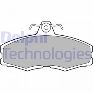 LP1673 колодки дисковые п.\ Opel Astra 1.2i-1.7TDi 98> LP1673 DELPHI