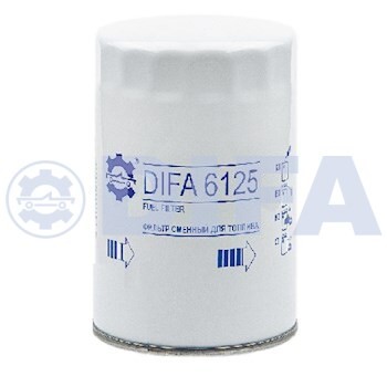 Фильтр топливный КАМАЗ,ПАЗ тонкой очистки (дв.CUMMINS EQB 140-20,180-20,210-20)  DIFA 6125 DIFA