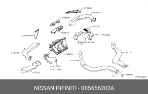 ШПИЛЬКА 085666202A NISSAN