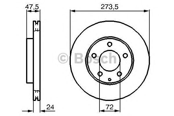 MAZDA 323/626/MAZDA 6/PREMACY 0 986 479 034 BOSCH