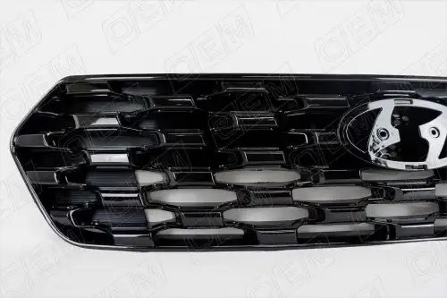 Решетка радиатора Hyundai Creta 1 2020-2021, глянцевая OEM3236 OEMPARTS