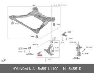 KIA CARNIVAL (2020>) 54551L1100 HYUNDAI KIA