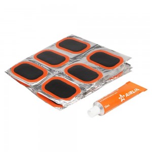 Ремкомплект для камер, заплатки овальные 50*30 мм - 24 шт., клей-активатор 12мл  ATRS106 AIRLINE