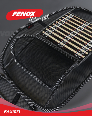 Накидка на сиденье массажная бамбуковая черная FENOX FAU1071 FENOX