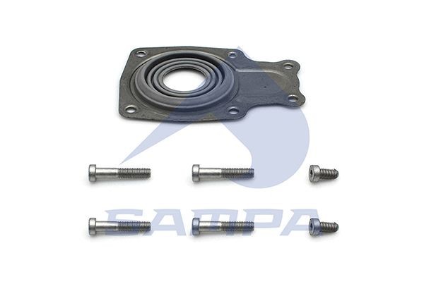 Ремкомплект суппорта RENAULT (крышка с болтами,пыльниками) SAMPA 095650 SAMPA