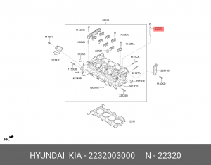 Болт HYUNDAI KIA OE 2232003000 HYUNDAI KIA