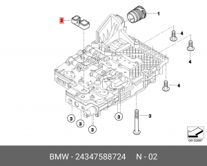 адаптер КПП!\ BMW E90/E60/F01/E53/E70 All 24 34 7 588 724 BMW