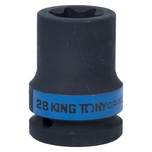 головка торцевая! ударная TORX Е-стандарт 3/4'', E28, L56мм\ 657528M KING TONY