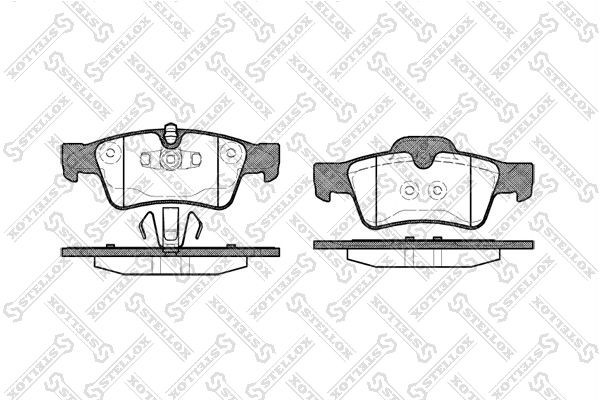 991 10 [A0044205220] !колодки дисковые з.\ MB C219/W164/W251 04> 002-017-SX STELLOX