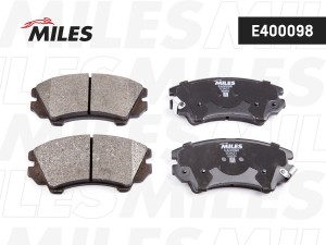 Колодки тормозные передние (без датчика) (Смесь Low-Metallic) OPEL INSIGNIA 08-/ E400098 MILES