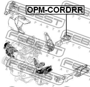 Опора двигателя OPM-CORDRR OPM-CORDRR FEBEST