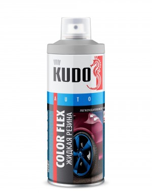 Жидкая резина KUDO 520 мл серая аэрозоль KU-5508 KUDO
