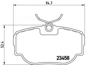 DISCOVERY II (1998-2003) P44009 BREMBO
