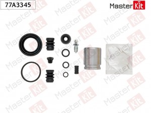 Ремкомплект тормозного суппорта+поршень задний Hyundai SONATA III (Y-3) 1992 - 1 77A3345 MASTER KIT