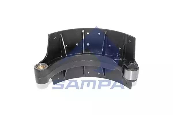 Колодка тормозная ЛИТЬЁ MAN/MB 410х220 задняя (чугун) 100314 SAMPA