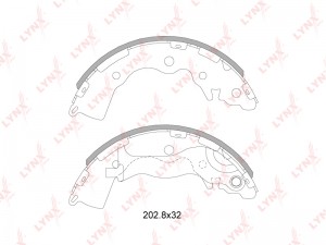 Колодки тормозные барабанные задние BS-4402 LYNXAUTO