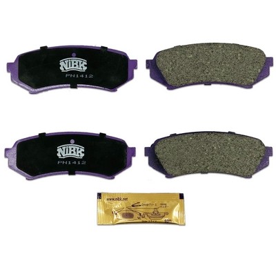 Колодки задние (TOYOTA LAND CRUISER 100 9807/LEXUS LX470 9807) PN1412 PN1412 NIBK