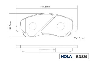 MITSUBISHI LANCER / GALANT 00>/ OUTLANDER (CU) BD829 HOLA