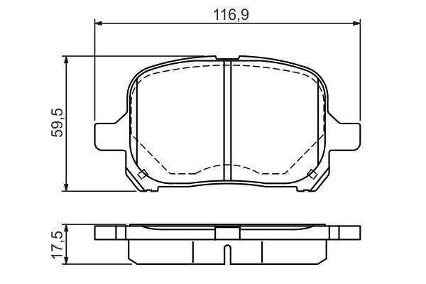 LEXUS RX 300 (1998-2001) 0 986 424 639 BOSCH