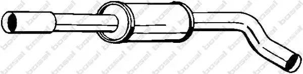 Глушитель SKODA Octavia средняя часть BOSAL 220-663 BOSAL