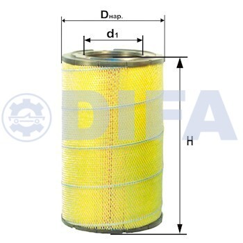 Фильтр воздушный DIFA 4334 DIFA4334 DIFA