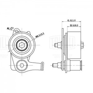 Ролик ГРМ Toyota Land Cruiser 80 (89-) 4.2d (натяж.) (CM 6181) CM 6181 TRIALLI