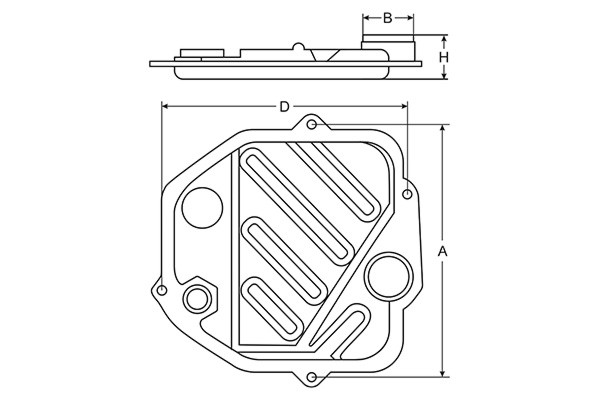 Фильтр масляный АКПП SG1058 SCT