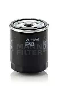 Фильтр масляный W712/6 W7126 MANN FILTER