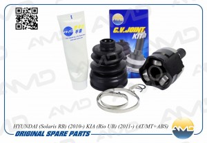 ШРУС внутренний левый (T25/T22) HYUNDAI Solaris RB, 2010-, KIA Rio UB, 2011-, AT AMD.HDSH189 AMD