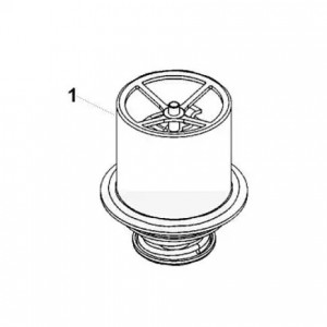 Термостат КАМАЗ Камминз ISLe, 6CT (3968559) (Haffen) 0158 HAFFEN